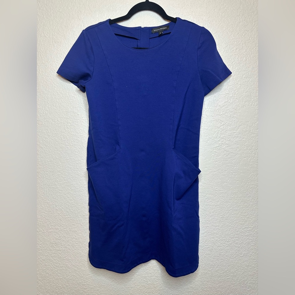 Banana Republic Royal Blue Short Sleeve Dress LD007